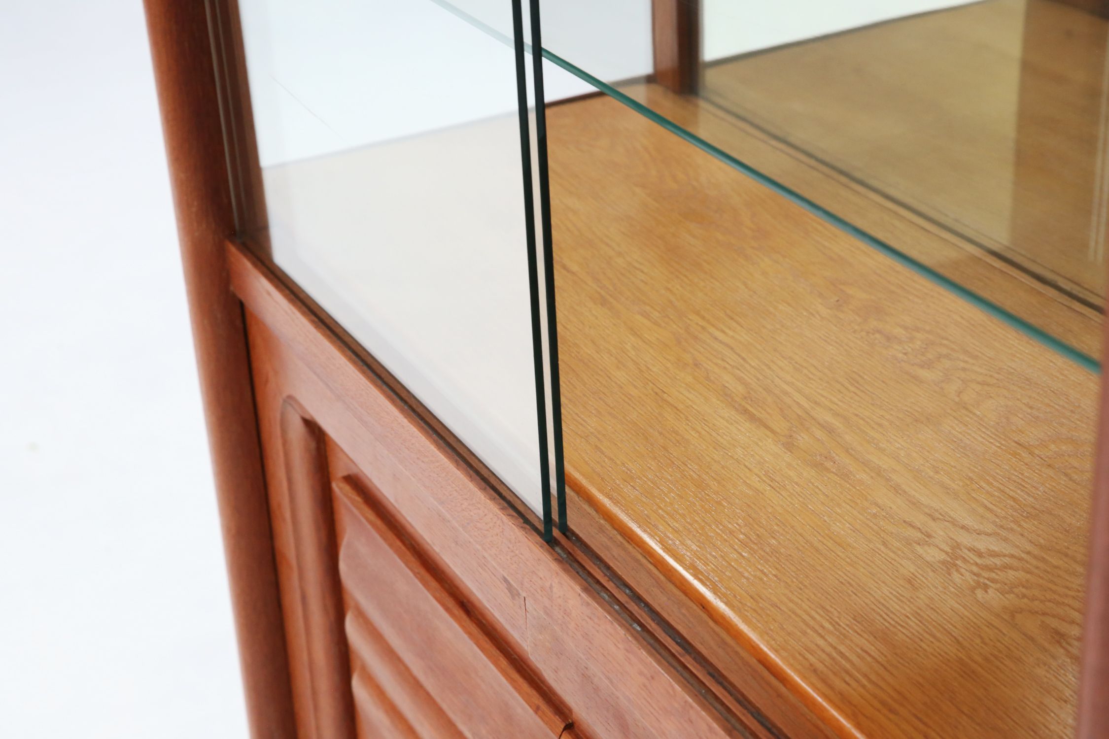 Art Deco Vitrine Cabinet Attributed to Gaston Poisson, France 1940sthumbnail